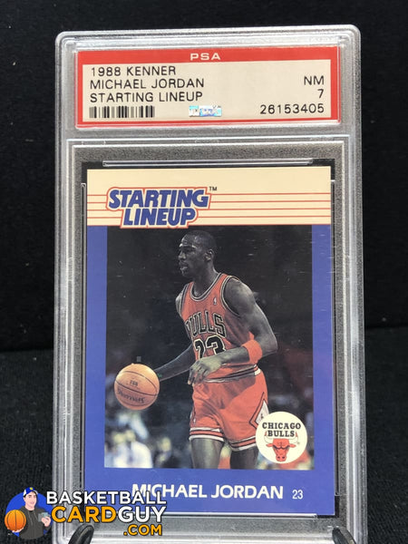 Michael Jordan 1988 Kenner Starting Lineup Cards #40 PSA 7
