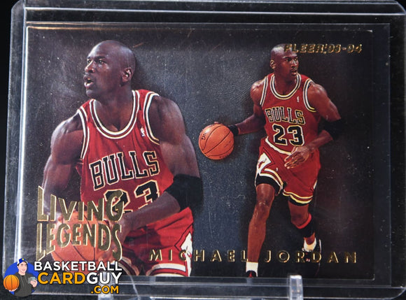 Michael Jordan 1993-94 Fleer Living Legends #4 - Basketball Cards