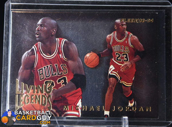 Michael Jordan 1993-94 Fleer Living Legends #4 – Basketball Card Guy