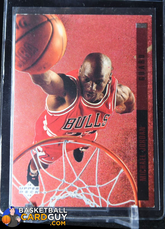 Michael Jordan 1993-94 Upper Deck SE Behind the Glass #G11 - Basketball Cards