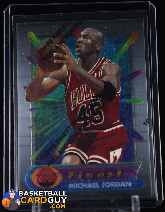 Michael Jordan 1994-95 Finest #331 With Coating basketball card