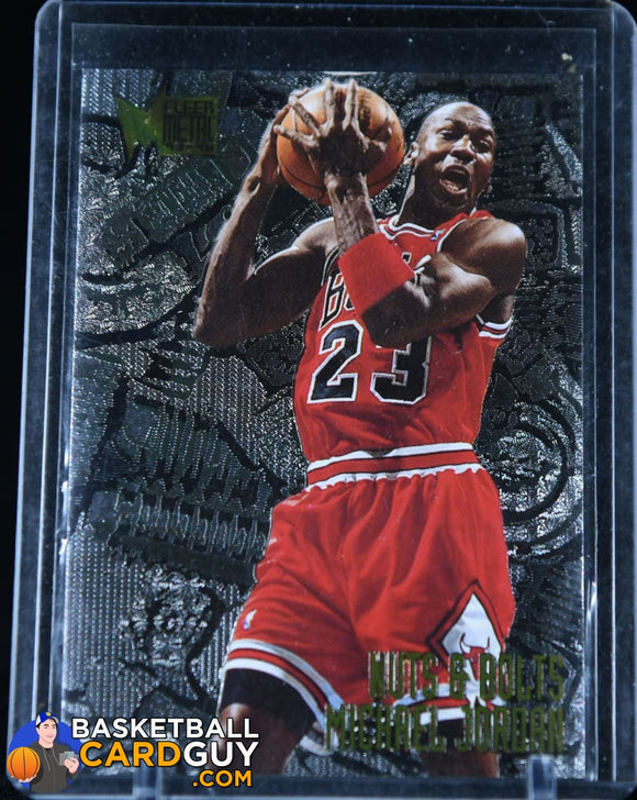 Michael Jordan 1995-96 Metal Nuts & Bolts #212 basketball card