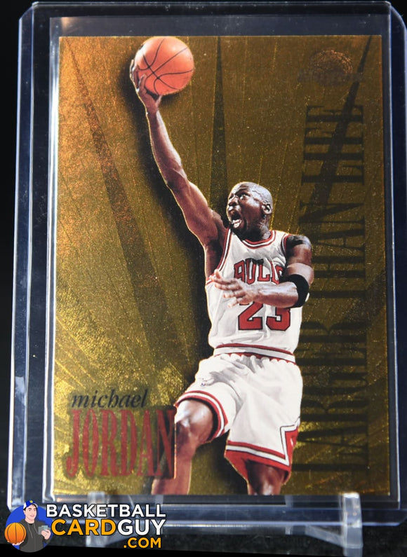 Michael Jordan 1995-96 SkyBox Premium Larger Than Life #L1 - Basketball Cards