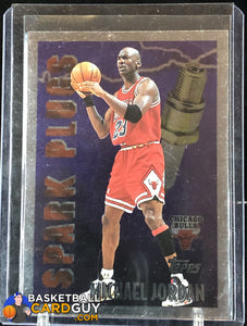 Michael Jordan 1995-96 Topps Spark Plugs #SP2 - Basketball Cards