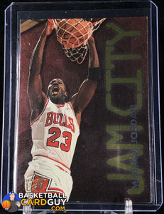 Michael Jordan 1995-96 Ultra Jam City #3 - Basketball Cards