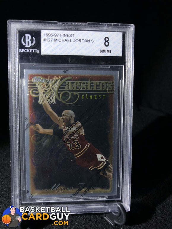 Michael Jordan 1996-97 Finest Silver #127 BGS - Basketball Cards