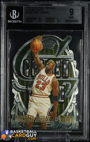 Michael Jordan 1996-97 SkyBox Premium Golden Touch #5 BGS 9 MINT –  Basketball Card Guy