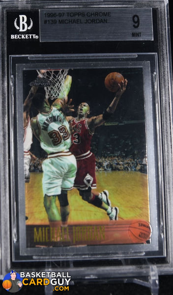 Michael Jordan 1996-97 Topps Chrome #139 BGS 9 MINT