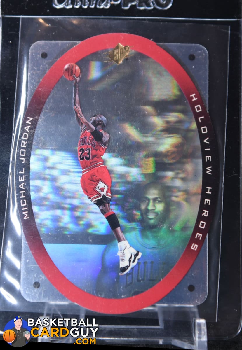 Michael Jordan 1996 SPx Holoview Heroes #H1 – Basketball Card Guy
