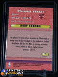 Michael Jordan 1997-98 Bowman’s Best Techniques Refractors #T2 basketball card, refractor