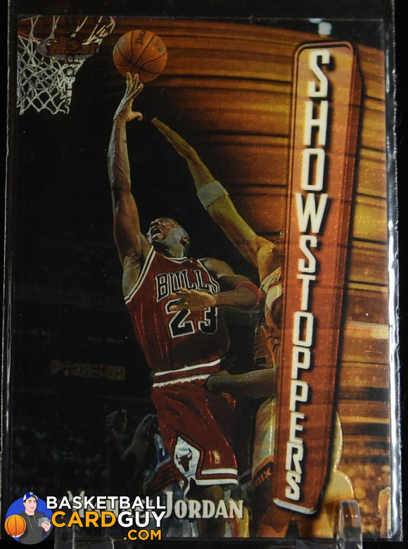 Michael Jordan 1997-98 Finest #271 Bronze basketball card, rookie card