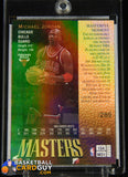 Michael Jordan 1997-98 Finest Refractors #154 GOLD REFRACTOR #/289 90’s insert, basketball card, numbered, refractor