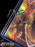 Michael Jordan 1997-98 Topps Finest Gold Refractor RARE - Basketball Cards