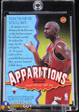 Michael Jordan 1998-99 Topps Apparitions #A15 90’s insert, basketball card