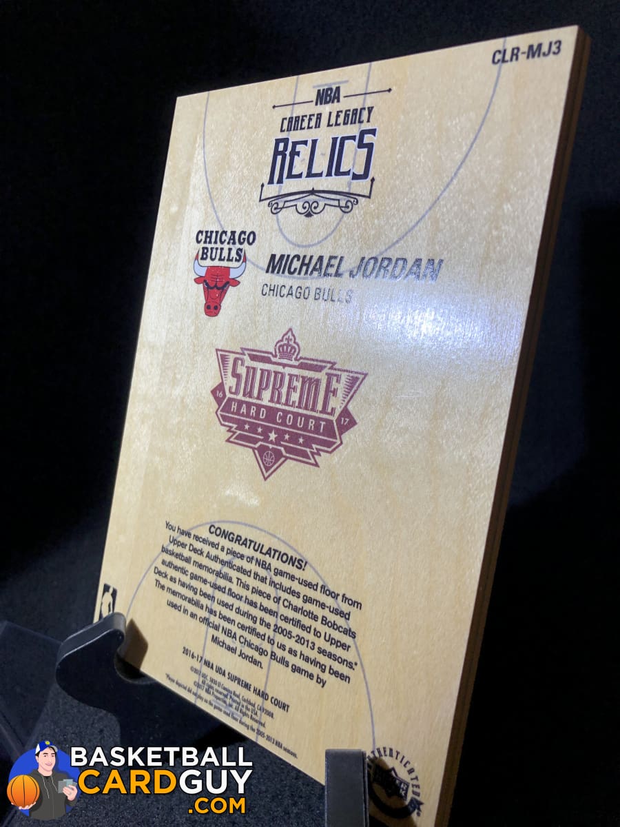 Michael Jordan 2016-17 Supreme Hardcourt Jumbo Quad Jersey Relics
