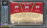 Michael Jordan/Scottie Pippen/Dennis Rodman 2008-09 Upper Deck Premier Rare Patch Triple BGS 9 - Basketball Cards
