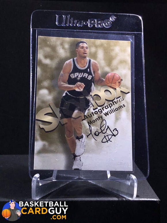 Monty Williams 1998-99 Skybox Premium Autographics - Basketball Cards
