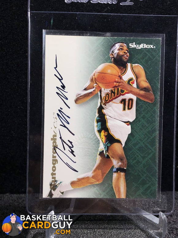 Nate McMillan 1996-97 Skybox Autographics - Basketball Cards