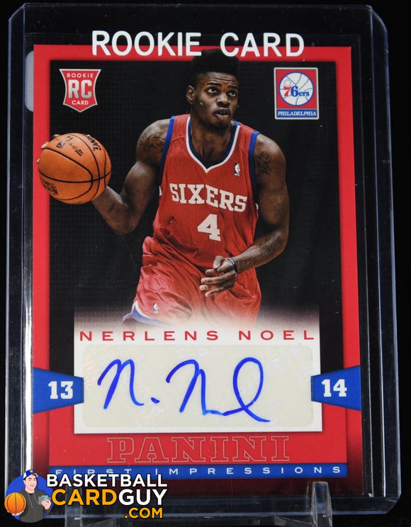 Nerlens Noel 2013-14 Panini First Impressions Autographs #17 autograph, basketball card, rookie card