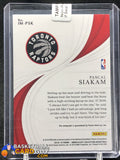 Pascal Siakam 2018-19 Immaculate Collection Immaculate Moments Autographs #/99 - Basketball Cards