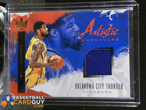 Paul George 2017-18 Court Kings Artistic Endeavors Jerseys - Basketball Cards