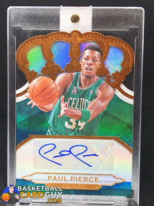 Paul Pierce 2018-19 Crown Royale Crown Autographs #/49 - Basketball Cards