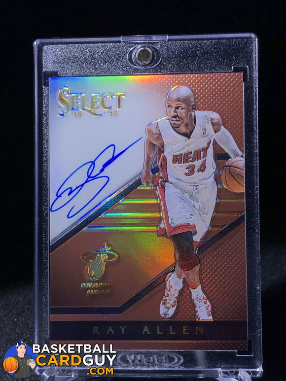 Ray Allen 2014-15 Select Signatures Copper Auto #/49 - Basketball Cards