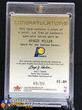 Reggie Miller 2003-04 Flair A Cut Above Final Cut #/50 - Basketball Cards