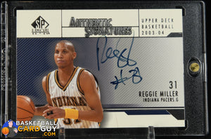 Reggie Miller 2003-04 SP Signature Edition Signatures #RM autograph, basketball card