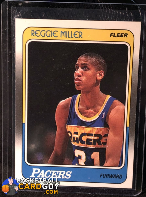 Reggie Miller RC 1988-89 Fleer #57 - Basketball Cards