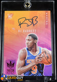 RJ Barrett 2019-20 Court Kings Fresh Paint RC Autographs Ruby #/99 autograph, basketball card, numbered, rookie card