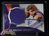 Robin Lopez 2008-09 Ultimate Collection Rookies Silver #135 JSY AU autograph, basketball card, jersey, numbered, rookie card