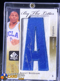 Russell Westbrook 2011-12 SP Authentic By The Letter #/75 - Basketball Cards