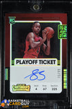 Scottie Barnes 2021-22 Panini Contenders Playoff Ticket #104 AU #/99 basketball card, rookie card