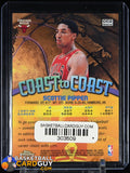 Scottie Pippen 1998-99 Topps Chrome Coast to Coast Refractors #CC2 basketball card, refractor