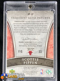 Scottie Pippen 2005-06 Exquisite Collection Autographs Patches #/100 - Basketball Cards