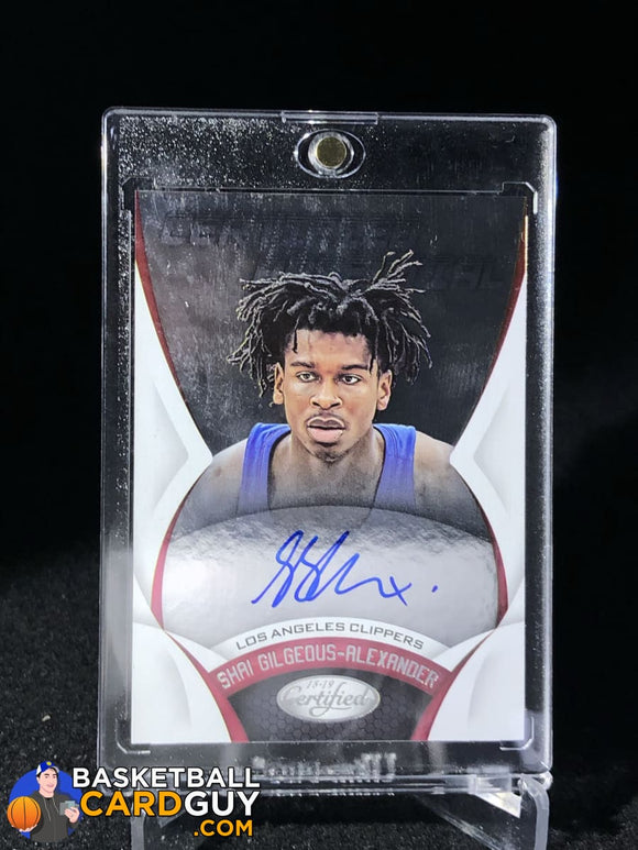 Shai Gilgeous-Alexander 2018-19 Certified Certified Potential Autographs #11 - Basketball Cards
