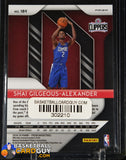Shai Gilgeous-Alexander 2018-19 Panini Prizm Prizms Red Ice #184 basketball card, prizm, rookie card
