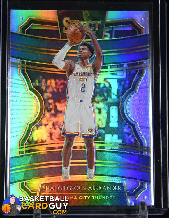 Shai Gilgeous-Alexander 2019-20 Select Prizms Silver #81 basketball card, prizm