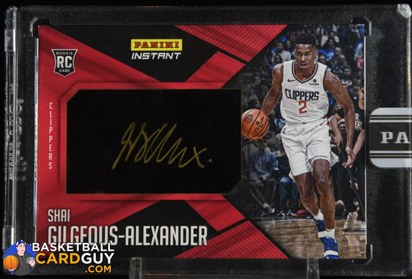 Shai Gilgeous-Alexander Panini Instant RC Auto 1/1 #IM-11