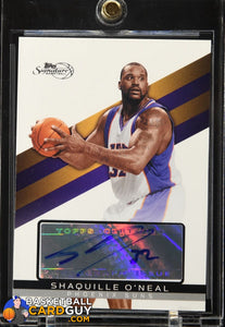 Shaquille O’Neal 2008-09 Topps Signature Autographs #TSASO #/825 autograph, basketball card, numbered