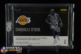 Shaquille O’Neal 2016-17 Panini Noir Autograph Materials Prime Color #39 #/40 autograph, basketball card, numbered, patch