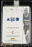 Shaquille O’Neal 2018-19 Panini Noir Shadow Signatures #11 #/99 autograph, basketball card, numbered