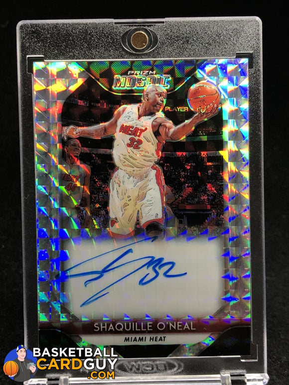 Shaquille O'Neal 2018-19 Panini Prizm Mosaic Autographs #29 - Basketball Cards