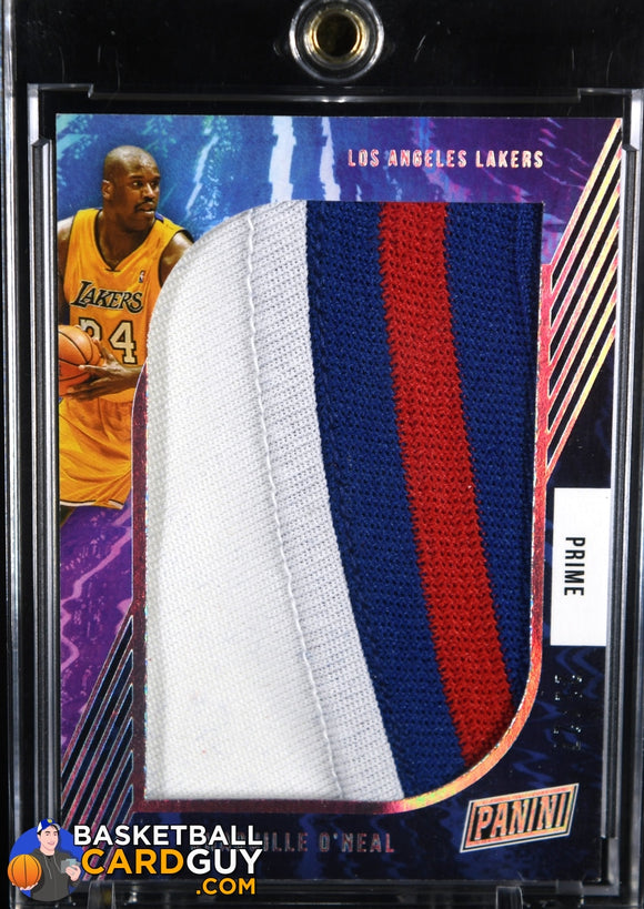 Shaquille O’Neal Father’s Day 2021 Hall of Fame Patch #/27 basketball card, numbered, patch