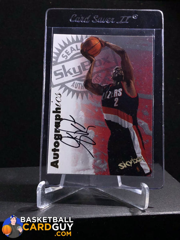 Stacey Augmon 1997-98 Skybox Premium Autographics - Basketball Cards
