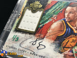 Stephen Curry 2014-15 Court Kings Sovereign Signatures REPLAY #/3 - Basketball Cards