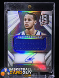 Stephen Curry 2014-15 Panini Spectra Spectacular Swatches Signatures #23/35 - Basketball Cards