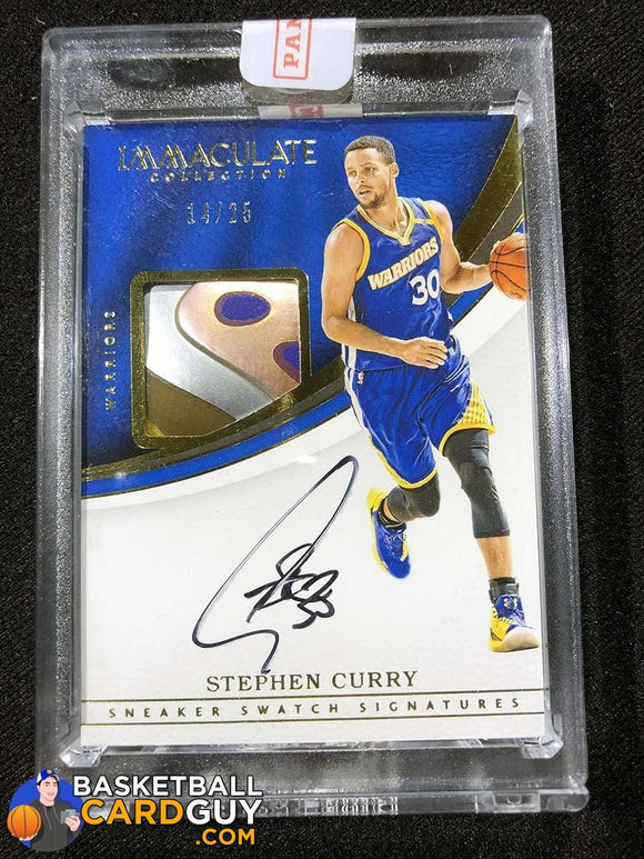 Stephen Curry 2016-17 Immaculate Collection Sneaker Swatch