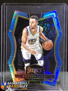 Stephen Curry 2016-17 Select Prizms Light Blue Die-Cut - Basketball Cards